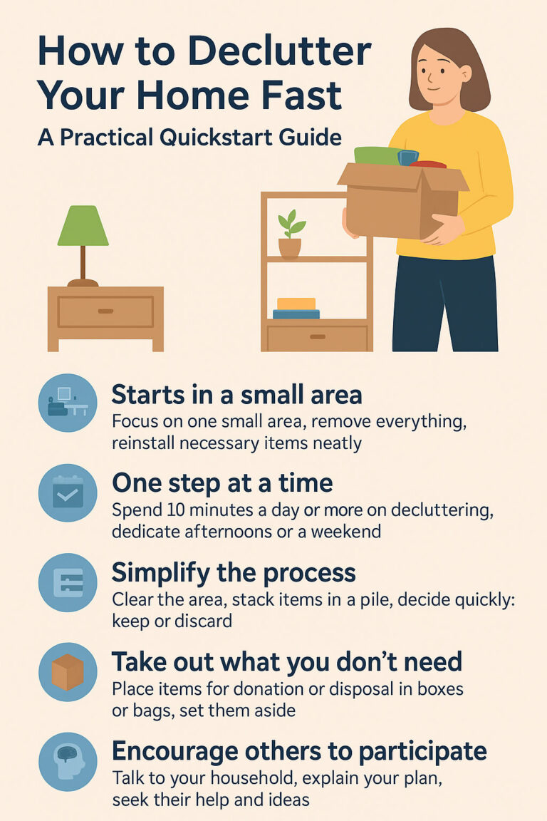 How to Declutter Your Home Fast: A Practical Quickstart Guide
